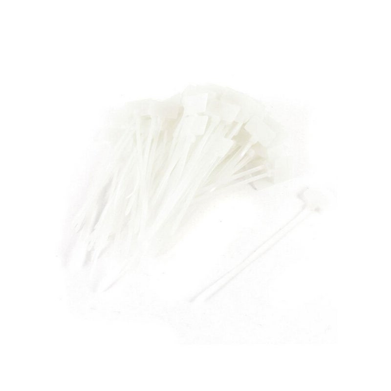 Amgate 1000 Pcs Write on Tags Wire Zip Ties Cable Mark Tags Nylon Power Marking Label (1000pcs) - Image 3